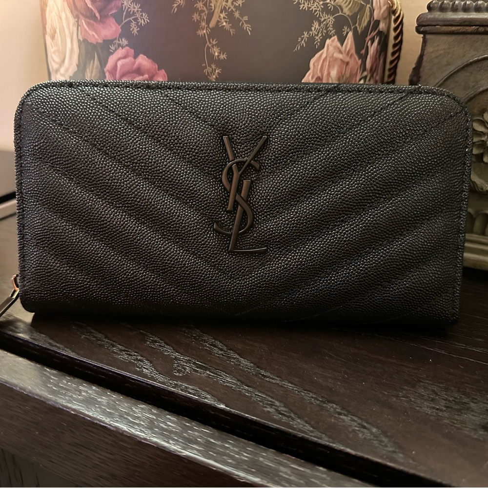 Black Quilted Wallet